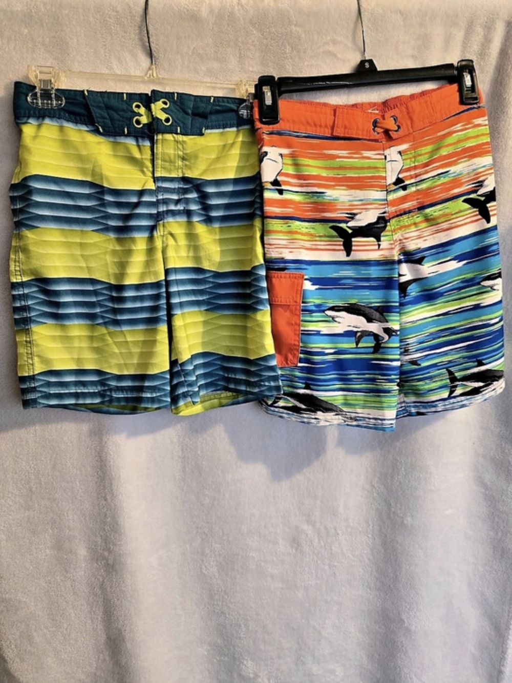 Boys Swim Trunks Art Class and Wonder Nation 2-Pair Set Size 10-12